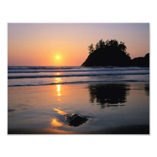 トリニダード州ビーチ、カリフォルニア州。アメリカ。海 フォトプリント            (正面)