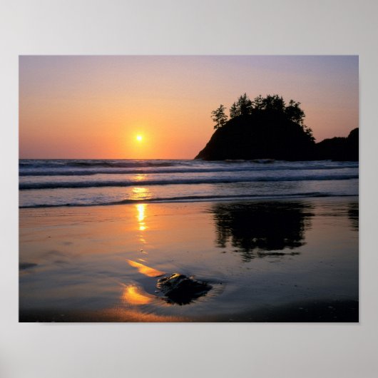 トリニダード州ビーチ、カリフォルニア州。アメリカ。海 ポスター (正面)