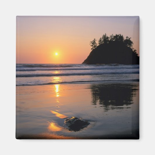 トリニダード州ビーチ、カリフォルニア州。アメリカ。海 マグネット (正面)