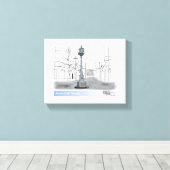 トリニダード有馬ダイヤル キャンバスプリント (インサイチュ (ウッドフロア))