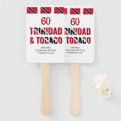 トリニダード60周年独立記念日 ハンドファン (正面&裏面)