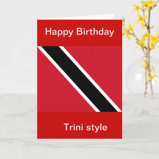 トリニダード カード (黄色い花)