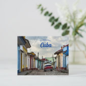 トリニダード・キューバの通り ポストカード (スタンド正面)