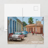 トリニダード・コロニアル・ビレッジ，キューバ，はがき ポストカード (正面/裏面)