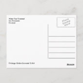 トリニダード・サン・フェルナンドのウォータータクシーターミナル ポストカード (裏面)