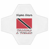 トリニダード・トバゴとトリニダード国旗の名前 サッカーボール (フラット)