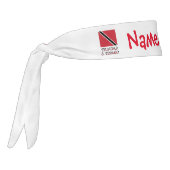 トリニダード・トバゴとトリニダード国旗Red Personal タイヘッドバンド (回転270)