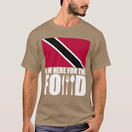 トリニダード・トバゴのお土産 食品 旅行 家族 Tシャツ (正面)