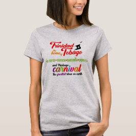 トリニダード・トバゴのカーニバルとお気に入りのビーチ Tシャツ
