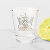 トリニダード・トバゴのコート ショットグラス (裏面)