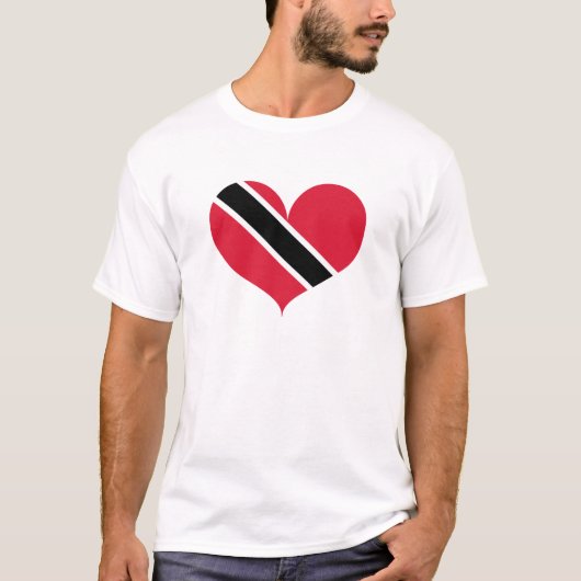 トリニダード・トバゴの国旗が大好き Tシャツ (正面)