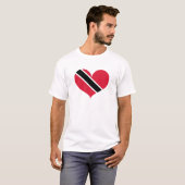 トリニダード・トバゴの国旗が大好き Tシャツ (正面フル)