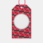 トリニダード・トバゴの国旗カスタム写真を祝う ギフトタグ (裏面)