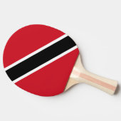 トリニダード・トバゴの国旗 卓球ラケット (横)