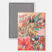 トリニダード・トバゴアイコニックカーニバルエアーフレッシュナー マグネット (正面/裏面)