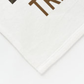 トリニダード・トバゴカリブのトラベルアートヴィンテージ フリースブランケット (角)