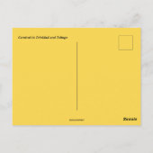 トリニダード・トバゴカーニバル ポストカード (裏面)