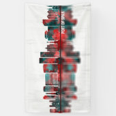 トリニダード・トバゴスカイライン港 横断幕 (縦)