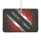 トリニダード・トバゴドットパターン国旗 カーエアーフレッシュナー (裏面)