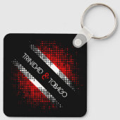 トリニダード・トバゴドットパターン国旗 キーホルダー (裏面)