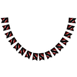 トリニダード・トバゴドットパターン国旗 バンティングフラッグ