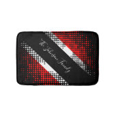 トリニダード・トバゴドットパターン国旗 |ファミリ名 バスマット (正面)