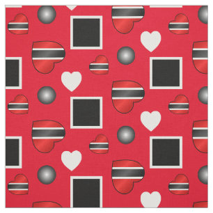 トリニダード・トバゴハート国旗の赤 ファブリック