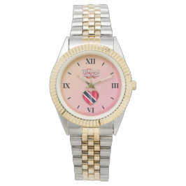 トリニダード・トバゴハート国旗 腕時計