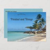 トリニダード・トバゴビーチ ポストカード (正面/裏面)