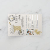 トリニダード・トバゴブルーパーム結婚ツリーパスポート 招待状 (内部)