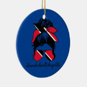 トリニダード・トバゴライフトリニダード国旗 セラミックオーナメント (右)