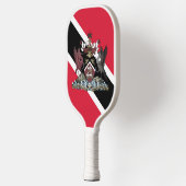 トリニダード・トバゴ共和国国旗 ピックルボールラケット (左)