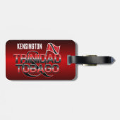 トリニダード・トバゴ国旗とお名前 ラゲッジタグ (裏面横)