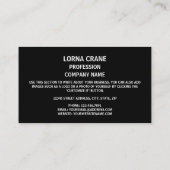 トリニダード・トバゴ国旗とコート・オブ・アームズ 名刺 (裏面)