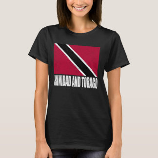 トリニダード・トバゴ国旗のグランジヴィンテージ土産 Tシャツ