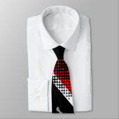 トリニダード・トバゴ国旗の名前を付けた抽象芸術 ネクタイ (タイ)