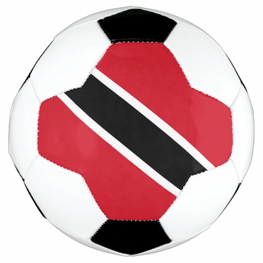 トリニダード・トバゴ国旗 サッカーボール (正面)