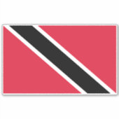 トリニダード・トバゴ国旗 シール (正面)