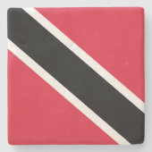 トリニダード・トバゴ国旗 ストーンコースター (正面)