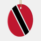 トリニダード・トバゴ国旗 セラミックオーナメント (右)