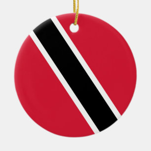 トリニダード・トバゴ国旗 セラミックオーナメント