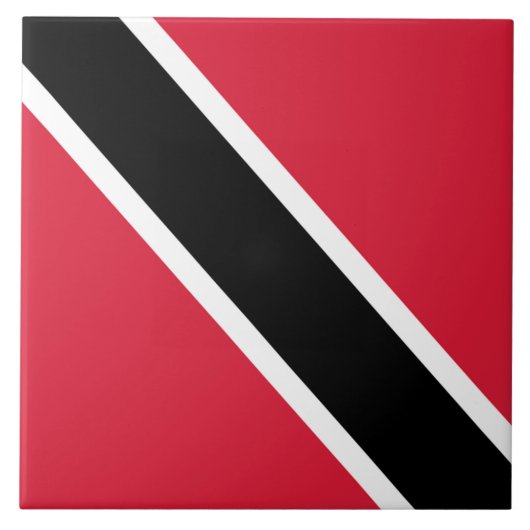トリニダード・トバゴ国旗 タイル (正面)