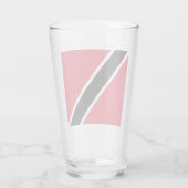 トリニダード・トバゴ国旗          タンブラーグラス (裏面)