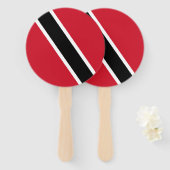 トリニダード・トバゴ国旗 ハンドファン (正面&裏面)