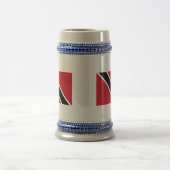 トリニダード・トバゴ国旗 ビールジョッキ (中央)