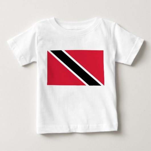 トリニダード・トバゴ国旗 ベビーTシャツ (正面)