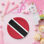 トリニダード・トバゴ国旗 ペーパープレート (パーティー)