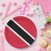 トリニダード・トバゴ国旗 ペーパープレート (パーティー)