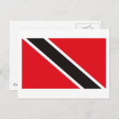 トリニダード・トバゴ国旗 ポストカード (正面/裏面)