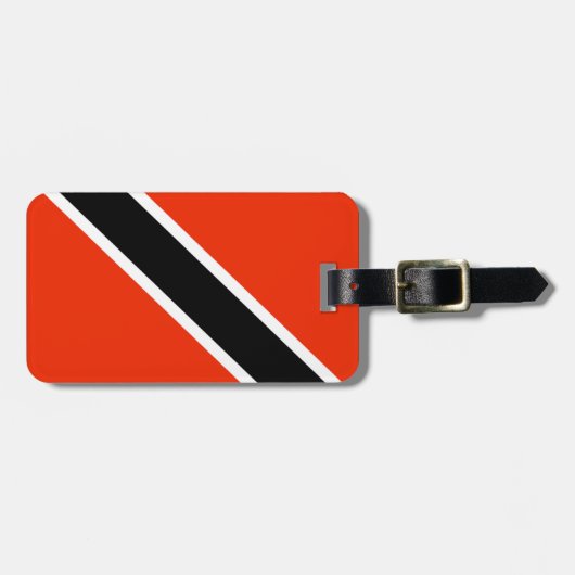 トリニダード・トバゴ国旗 ラゲッジタグ (正面横)